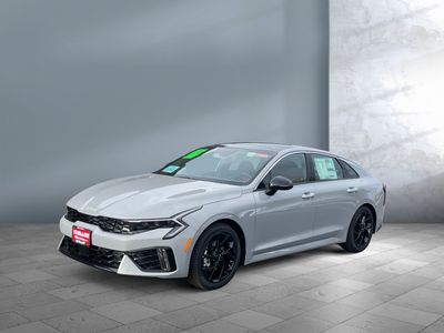 2026 Kia K5 — front three-quarter view