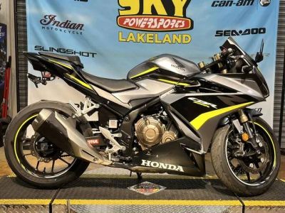2023 Honda® CBR500R — front three-quarter view