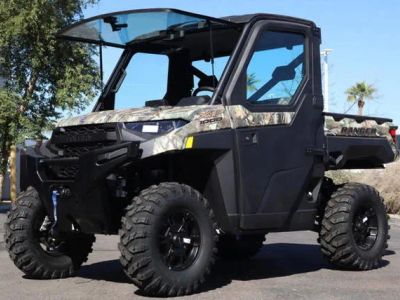 2026 Polaris® Ranger XP 1000 NorthStar Ultimate Polaris Pursuit Camo — front three-quarter view