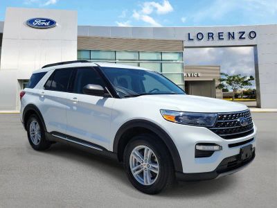 2023 Ford Explorer — rear three-quarter view