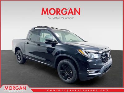 2026 Honda Ridgeline Black Edition in Black — front three-quarter view
