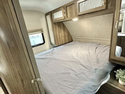 2019 Keystone Rv Bullet trailer — front three-quarter view