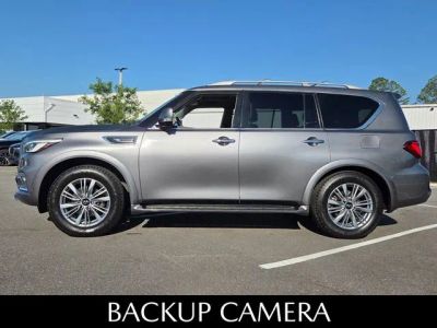 2021 INFINITI QX80 — rear three-quarter view
