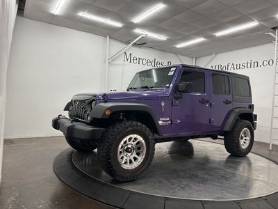 2017 Jeep Wrangler — rear three-quarter view