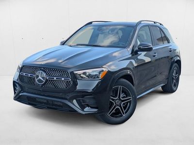 2026 Mercedes-Benz GLE 450 GLE 450 4MATIC &reg; SUV in Obsidian Black — front three-quarter view