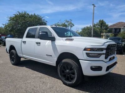 2026 RAM 2500 Big Horn Night Edition in Bright White Clear-Coat Exterior Paint — front three-quarter view