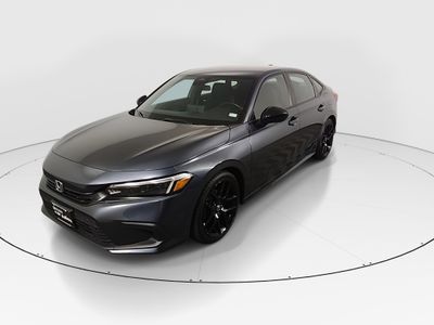 2024 Honda Civic Sedan — rear three-quarter view