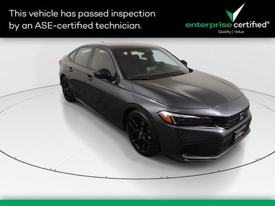 2024 Honda Civic Sedan Sport CVT — front three-quarter view