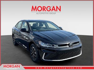 2026 Volkswagen Jetta S in Black — front three-quarter view