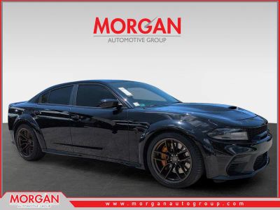 2020 Dodge Charger SRT Hellcat in Black — front three-quarter view