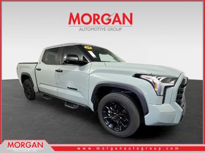 2024 Toyota Tundra SR5 in Lunar Rock — front three-quarter view