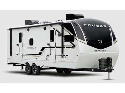 2027 Keystone RV Cougar Half-Ton — front three-quarter view