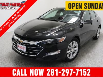 2024 Chevrolet Malibu FWD LT 1.5T in Mosaic Black Metallic — front three-quarter view