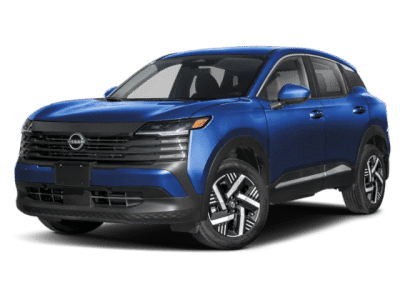 2026 Nissan Kicks SV in Blue — front three-quarter view