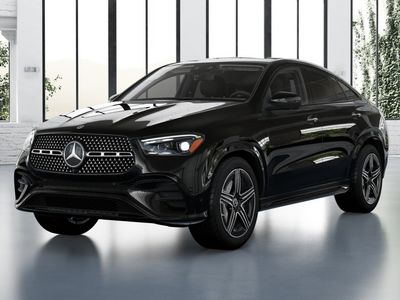 2026 Mercedes-Benz GLE 450 in Obsidian Black Metallic — front three-quarter view