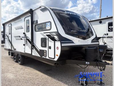 2026 Jayco Jay Feather 24FK — front three-quarter view