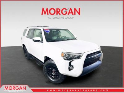 2018 Toyota 4Runner SR5 in White — front three-quarter view