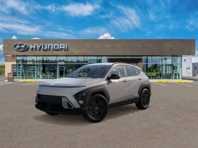 2026 Hyundai KONA SEL Premium AWD in Cyber Gray Metallic — front three-quarter view