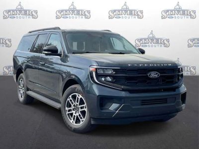 2026 Ford Expedition Max Active in Blue — front three-quarter view