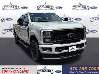 2026 Ford F-250SD Lariat in White — front three-quarter view