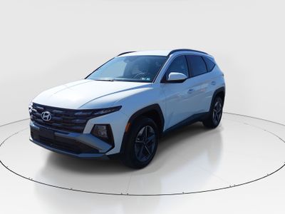 2026 Hyundai Tucson — rear three-quarter view