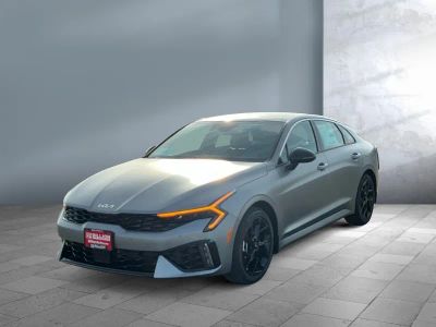 2026 Kia K5 — front three-quarter view