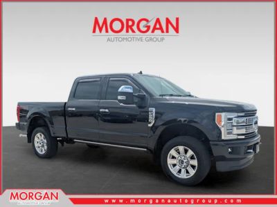 2019 Ford F-250SD Platinum in Black — front three-quarter view