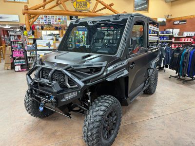 2026 Polaris Ranger XD 1500 Northstar Edition Ultimate R26XAW1RBJ in Super Graphite Smoke — front three-quarter view
