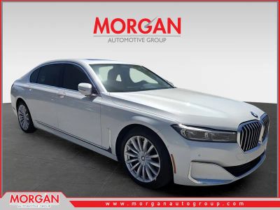2020 BMW 7 Series 745e xDrive iPerformance in White — front three-quarter view