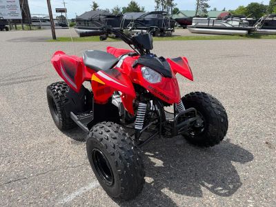2026 Polaris Outlaw 110 EFI — engine compartment view