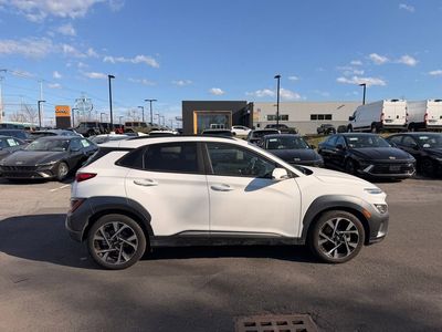 2023 Hyundai Kona Limited — rear three-quarter view