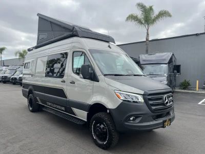 2026 Storyteller Overland CREW MODE — front three-quarter view