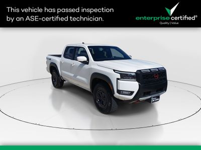 2026 Nissan Frontier Crew Cab 4x4 PRO-4X — front three-quarter view