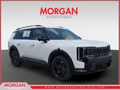 2027 Kia Telluride X-Line SX-Prestige in Glacial White Pearl — front three-quarter view