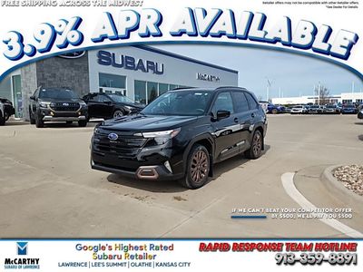 2026 Subaru Forester TFF — front three-quarter view