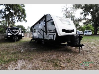 2023 Winnebago Industries Towables Minnie — front three-quarter view