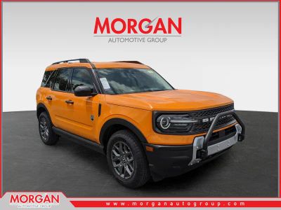 2026 Ford Bronco Sport Big Bend in Orange — front three-quarter view