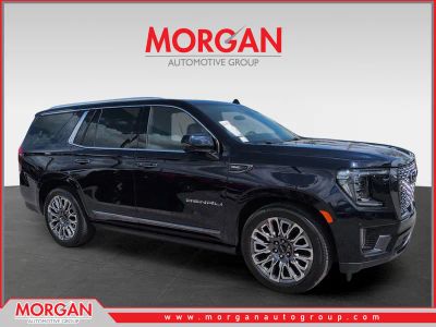2023 GMC Yukon Denali Ultimate in Blue — front three-quarter view