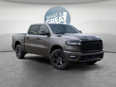 2026 RAM 1500 Big Horn/Lone Star in Granite Crystal Metallic Clear-Coat Exterior Paint — front three-quarter view