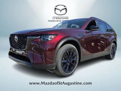 2026 Mazda CX-90 3.3 Turbo Premium in Red — front three-quarter view