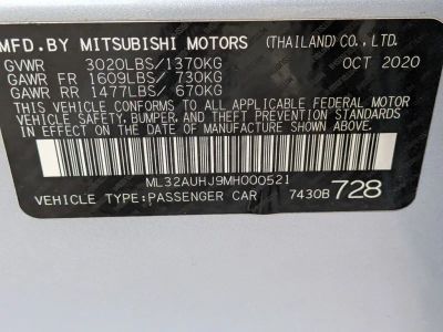 2021 Mitsubishi Mirage - Photo 22