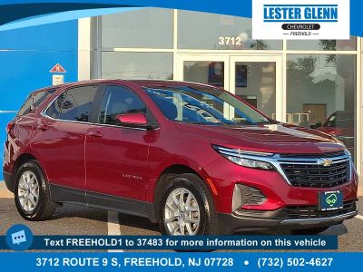 2024 Chevrolet Equinox LT in Radiant Red Tintcoat — front three-quarter view