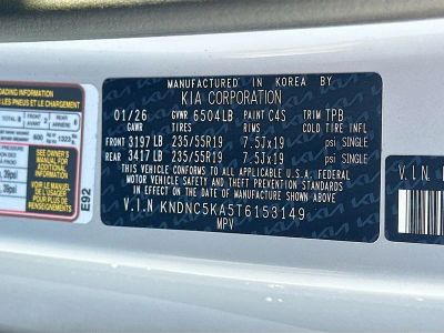 2026 Kia Carnival Hybrid — photo 33 view