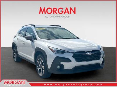 2026 Subaru Crosstrek Premium in White — front three-quarter view