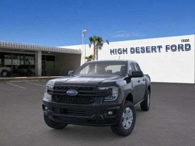 2025 Ford Ranger XL in Shadow Black — front three-quarter view