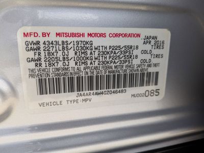 2016 Mitsubishi Outlander Sport - Photo 33