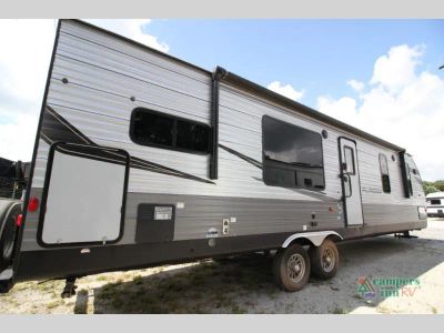 2023 Forest River RV Aurora — rear three-quarter view