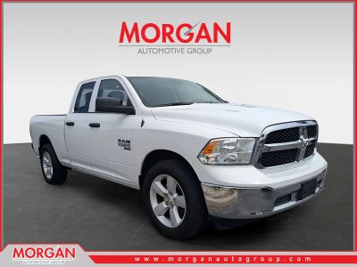 2024 Ram 1500 Classic SLT in White — front three-quarter view