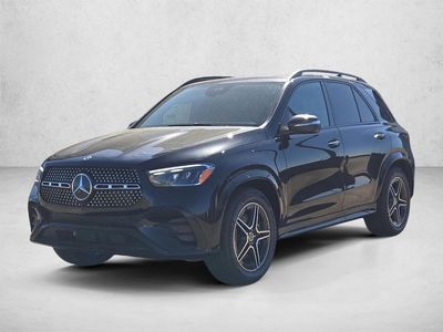 2026 Mercedes-Benz GLE 450 GLE 450 4MATIC &reg; SUV in Obsidian Black — front three-quarter view