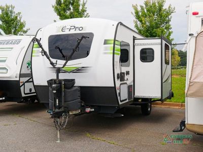 2021 Forest River RV Flagstaff E-Pro — rear three-quarter view